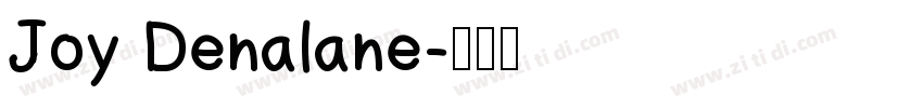 Joy Denalane字体转换